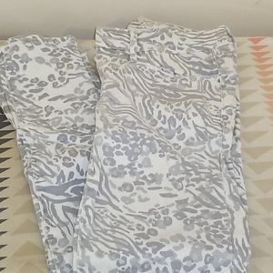 Aeropostale Leopard pattern jeans